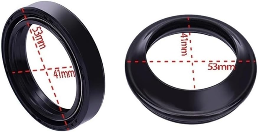 41X53X11mm フロントフォークダンパー 50 CRE DT MAX 500 FZR 600 YZF-R6 XJ TDM850