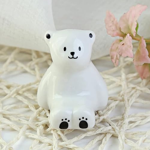 Miniatura 3 de PRETYZOOM Elegante palillo de cerámica descansa 4 soportes para palillos superficie lisa para un ambiente de alimentación limpio