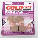 Pastilla de Freno Pastilla de Freno Gold Fren para Scooter Kymco 250 Bet&Win 2000 A 2006 AVG / Trasero Derecho Nuevo