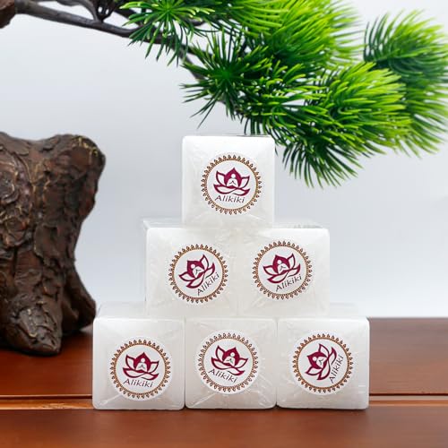 64-Tablets 1LB Natural Camphor Blocks – Refined Pure Camphor Cubes for Indian Pooja Alcanfor Tablets Religious Purpose Kapoor for Pooja Odor Eliminator Incense Ideal Indian Ritual Staff (454G) - Image 5