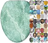 Sanilo Elongated Toilet Seat, Wide Choice of Slow Close Toilet Seats, Molded Wood, Strong Hinges...