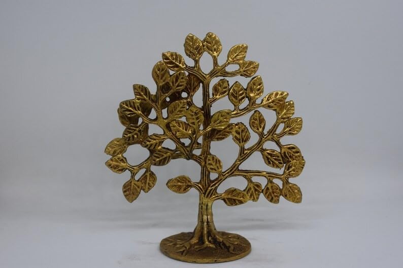 Das Traders Brass Decor | Tree of Life | Handcarved Brass Table Decor | Boho | Ethnic