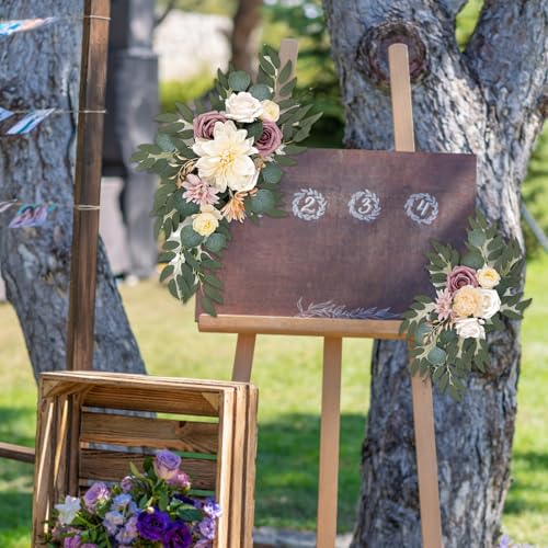 Swag de fleur de rose pour arche mariage | Fleurs bricolage décor de table