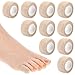 10 Pcs Broken Big Toe Little Toenail Protectors Women Men, Toe Guards for Feet Sleeve, Toes Cushions for Pain Relief, Runners Big Toes Caps Covers Bandage