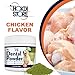 Hokdi Store Dog Breath Freshener Dental Powder–Teeth Cleaning Powder for Dogs with Probiotics & Herbs–Plaque & Tartar Remover, Fresh Breath Remedy & Oral Care-Chicken Flavor-75 Scoops (Pack of 1)