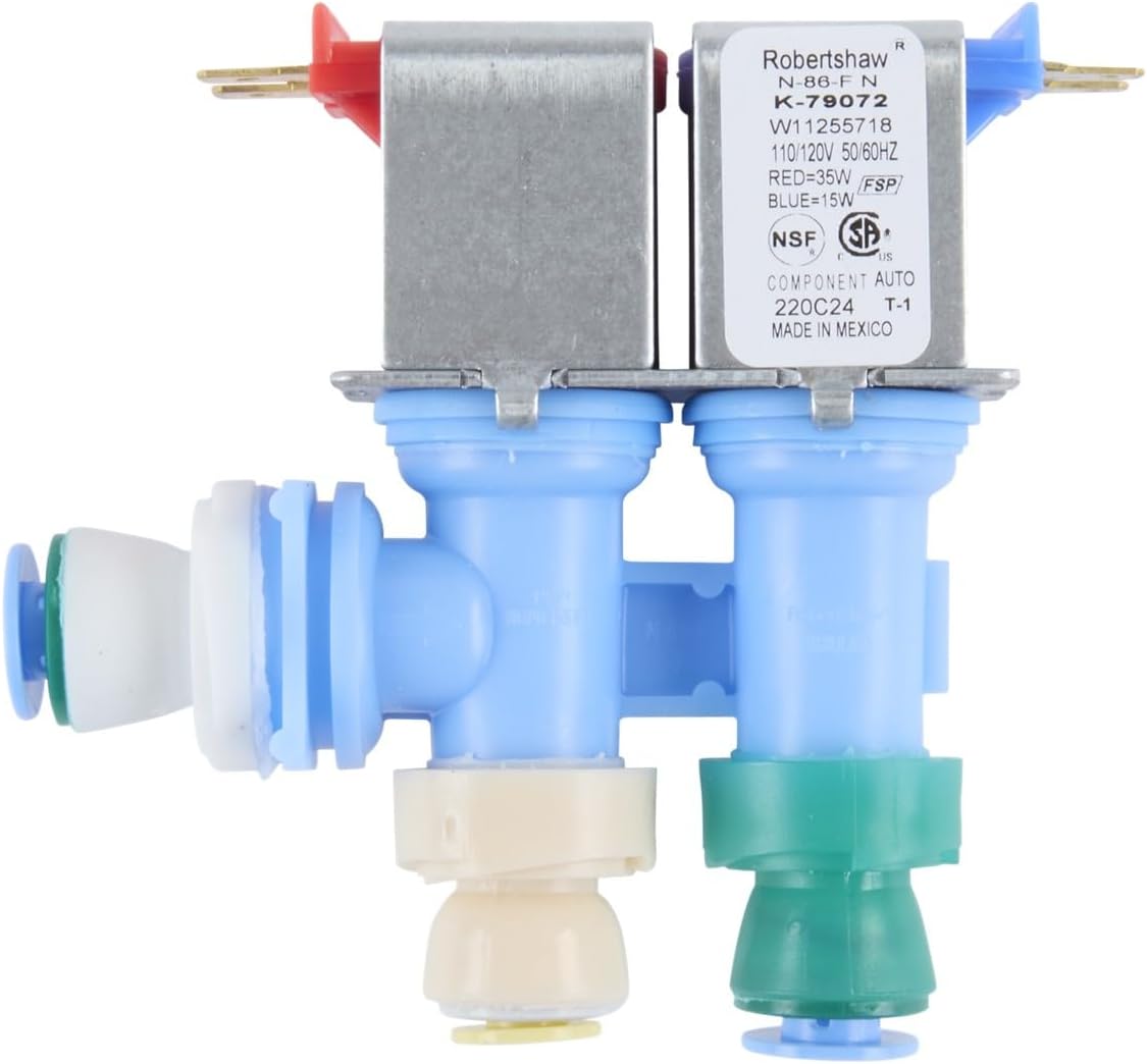 Whirlpool W11482383 OEM Washer Water Inlet Valve Assembly