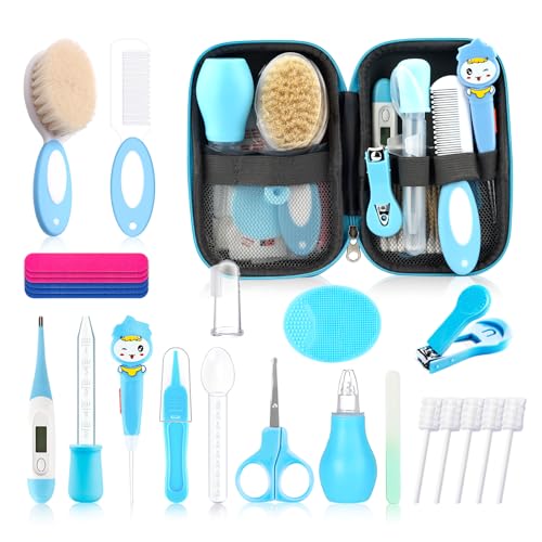 Image of Baby Healthcare and Grooming Kit for Newborn Kids, 25PCS Upgraded Safety Baby Care Kit, Newborn Nursery Health Care Set, Baby Care Products