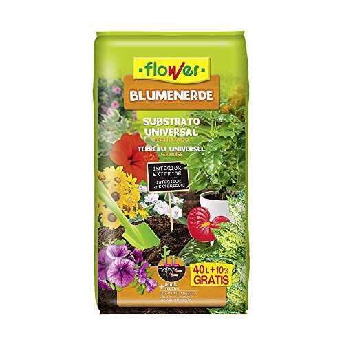 Sustrato Universal FLOWER para plantas de exterior e interior 2