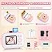 Instant Print Digital Camera for Kids - FHD 1080P Video, 32GB Card, Perfect for 3-12 Years, Pink
