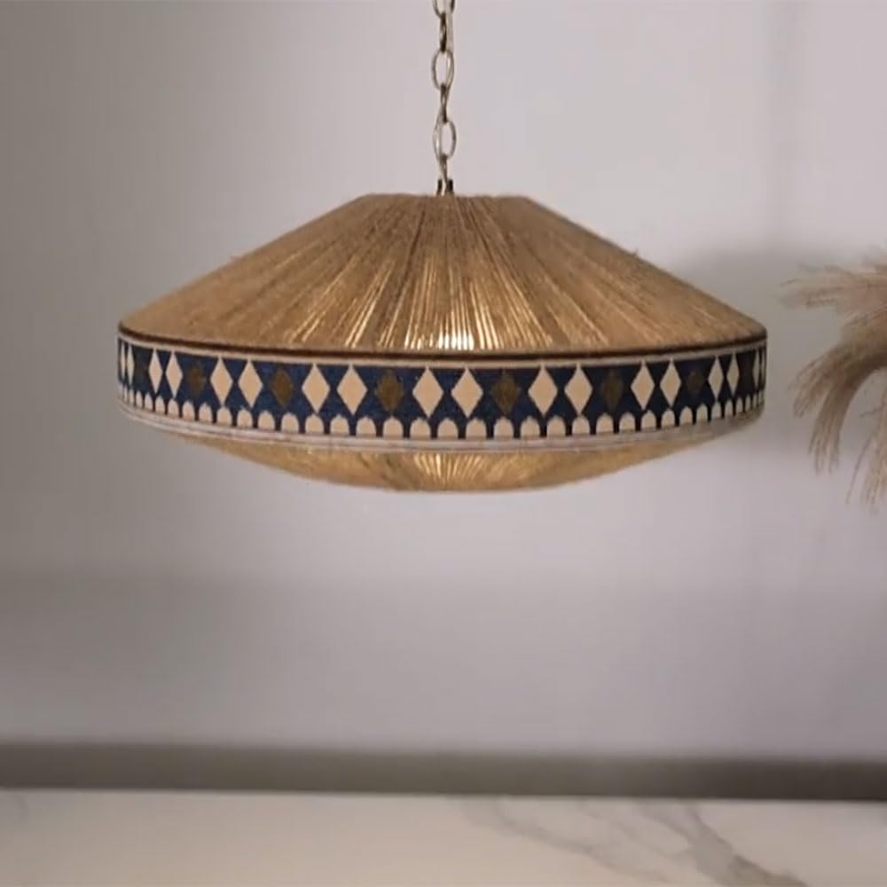 Lampade A Sospensione Americane In Oro Antico Con Catena