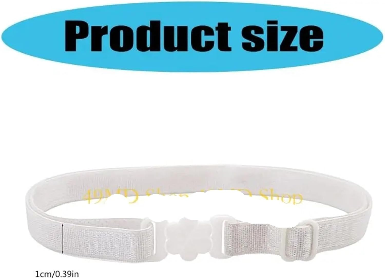 Bow Ties Straps Replacement 8Pcs Polyester Bowtie Lengthener Strap Plum Blossom Design No Tools Needed