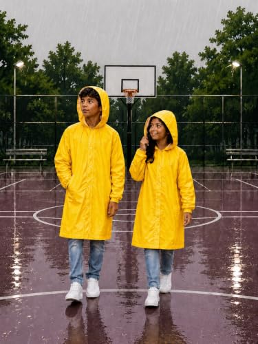 Image of Premium Kids Waterproof Raincoat | Full Coverage Hooded Rain Wear for Boys & Girls | Rainwear |
