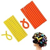 Einfach zu verwenden: Lockenwickler erzeugen mühelos schöne, federnde Locken durch einfaches Biegen, Drehen und Rollen. Leichte Schaumstoffkonstruktion, einfaches Locken, geeignet für alle Haartypen.