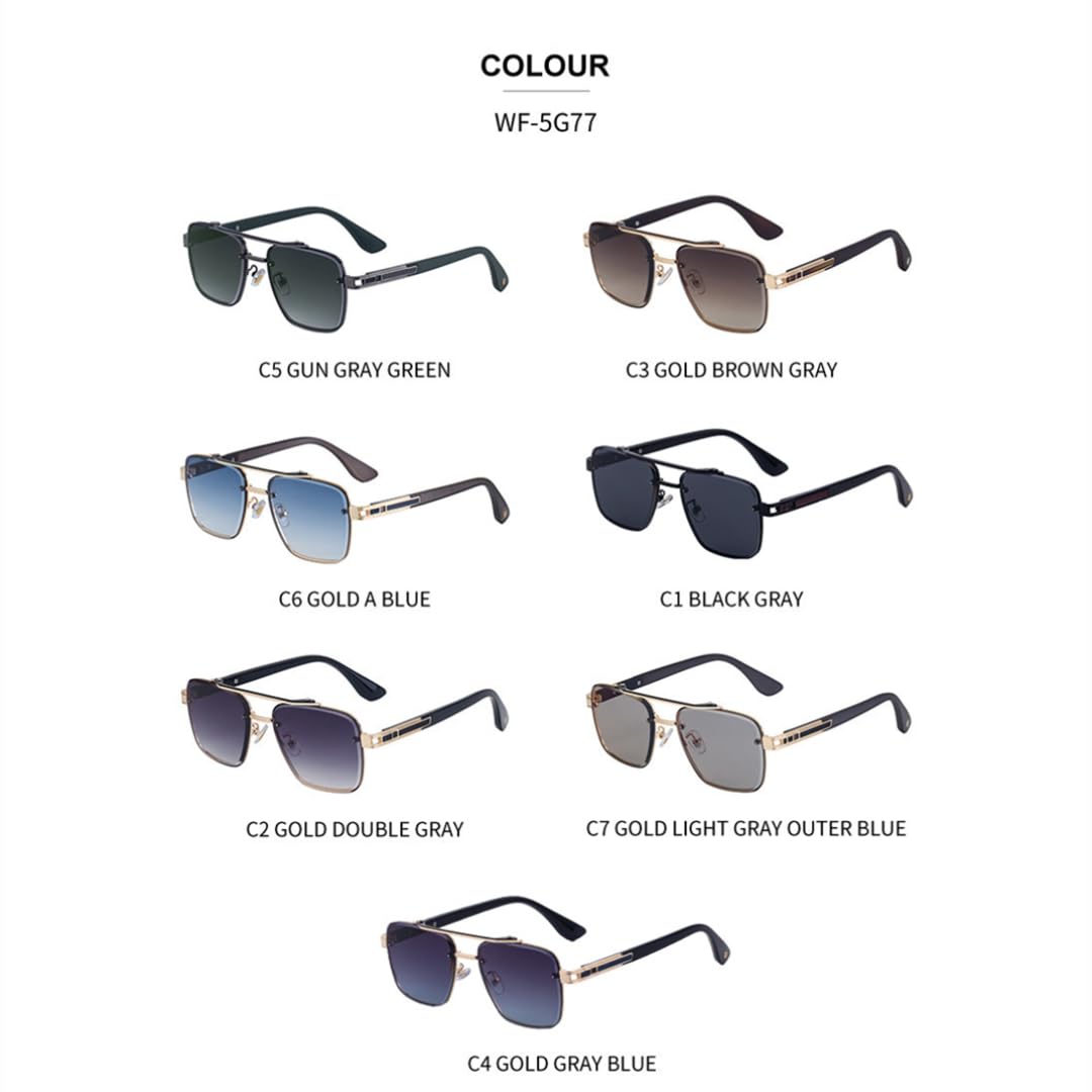 Gafas de sol Steampunk para hombre, marco de metal vintage de lujo