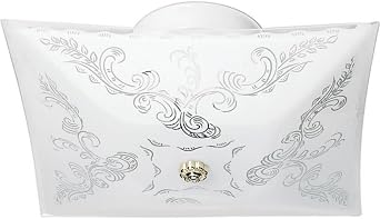 Nuvo Lighting 60/6032 Traditional Two Light Flush Mount in White Finish, 11.75 inches