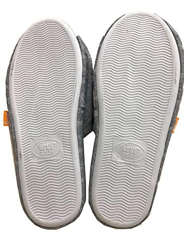 Chinelo de quarto feminino cinza (39a40)