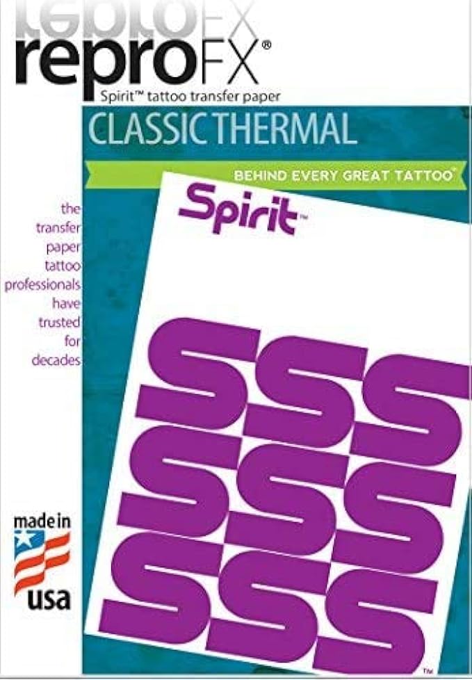 Repro FX Spirit Master Stencil Paper 100-sheets THERMOFAX ONLY -Tattoo Supplies-