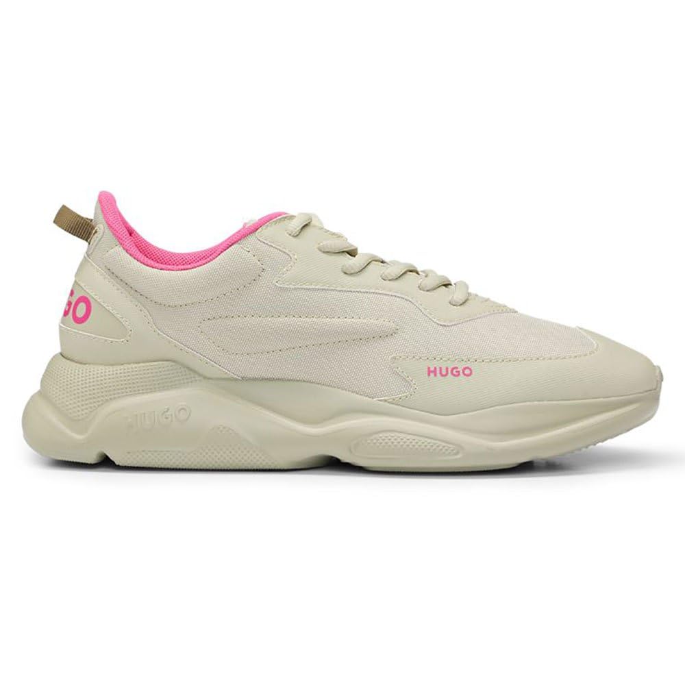 HUGO Women's Leon_Runn_cvpuW Sneaker, Open Pink, 5 UK