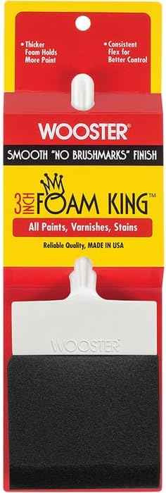 12-Pack of 3” Wooster 31030030 Foam King Paint Brush
