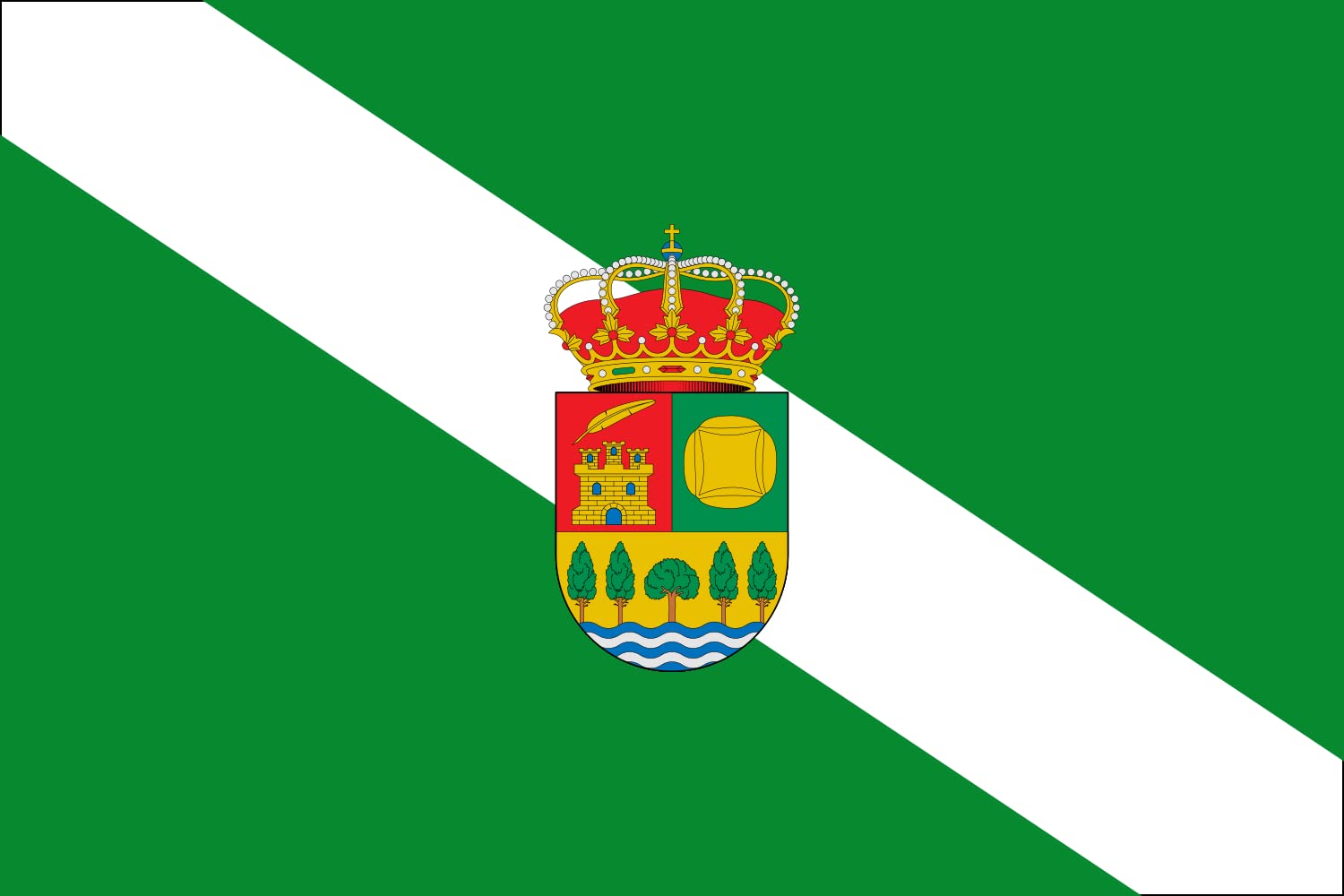Drapeau XL Alfacar Granada pour pavillon extérieur grande taille facile à fixer