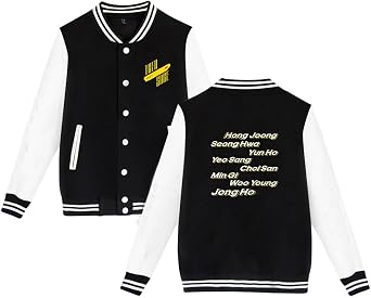 Xkpopfans Baseball Jacket Treasure Hoodie Seonghwa Yunho Mingi Sweatshirt Coat