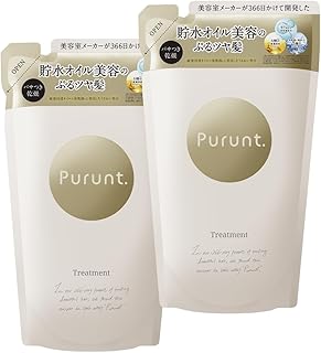 Purunt. プルント モイストリッチ トリートメント + トリートメント詰め替え (360g/300g) (つめかえ2点セット)