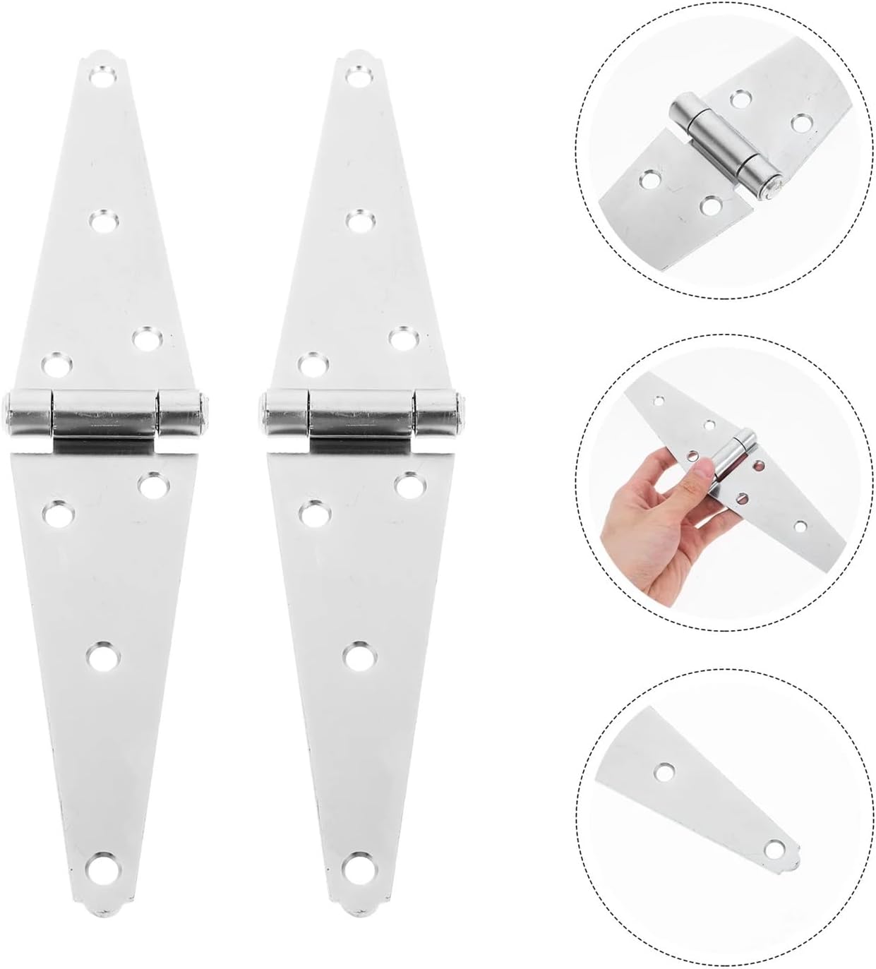 Ball Bearing Door Hinges Heavy Duty Hinges 2pcs Heavy Duty Shed Door Hinge for Wooden Fences Gates
