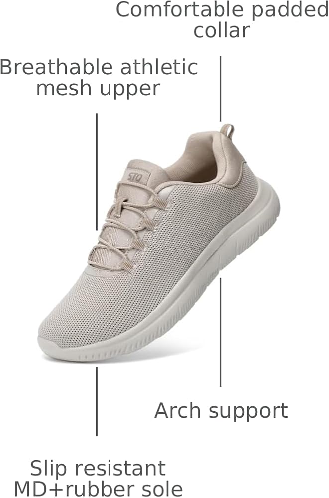 Amazon.com | STQ Tennis Shoes for Women Athletic Cushioning Memory