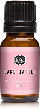 P&J Trading Fragrance Oil for Diffusers for Home - Cake Batter 10ml Fragrance Scents for Candle Making - Soap Making Supplies & Car Diffuser Scents