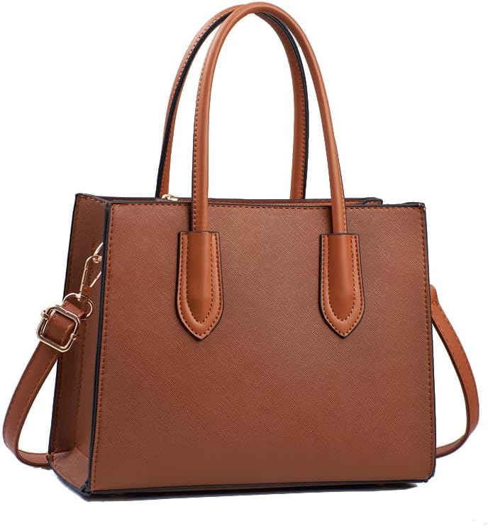 Bolso de mano de piel sintética para mujer, bolsos impermeables con cremallera, bolsos de hombro medianos