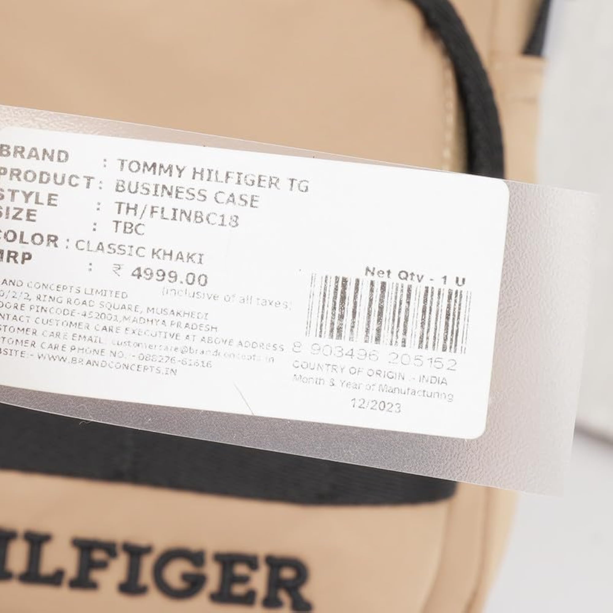 Tommy Hilfiger Sling Bag for Men, Travel & Office