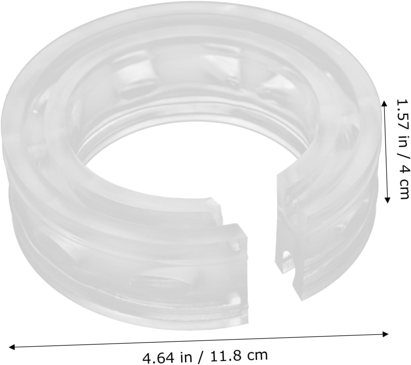 GARVALON Car Shocks Tool Transparent Spring Bumper Cushion for Vehicle Modification Reduces Vibration Noise Absorbs Impact Enhances Stability during Driving