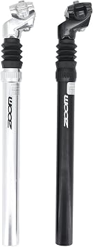 DJC Bike Suspension Seatpost Shock Absorbing Seat Post with Adjustable Clamp Angle 40mm Travel 6061 Aluminum 25.4 27.2 28.6 30.4 30.9 31.6mm