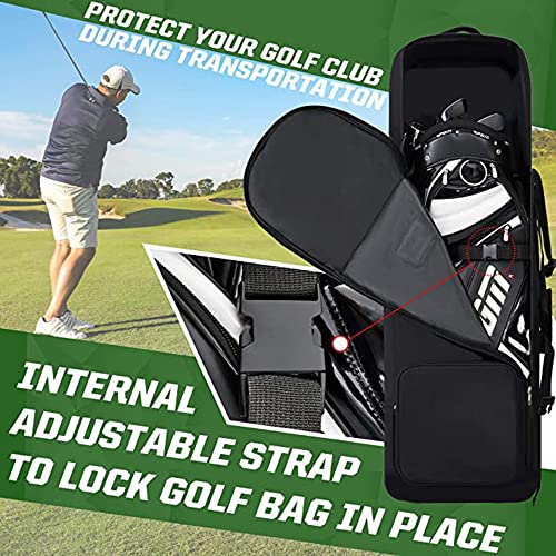 Jethrora Bolsa de viagem para golfe com rodas Bolsa de viagem para golfe com rodas ao ar livre