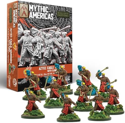 Wargames Delivered - Mythic Americas Inca: Antisuyu Archers 28mm Miniature Wargaming, 10 Antisuyu Archers Armed with Daggers & Shield, Digital Bundle–Action Figures Plastic Model Kit by Warlord Games 9