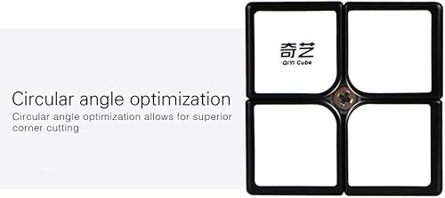 Miniatura 4 de Qiyi Qidi Speed Cube 2 x 2 - Adhesivo suave de luz brillante (colores clásicos) - Juguetes de rompecabezas de 2 x 2 x 2, el juguete más educativo