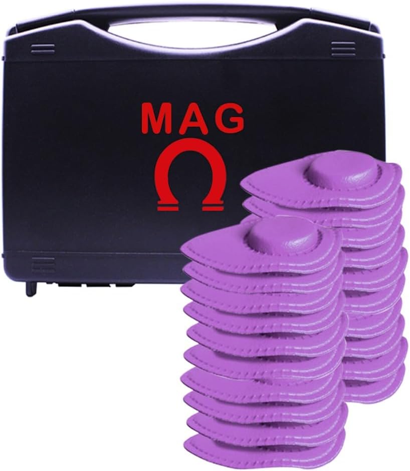 Kit 20 Magnets // 25x6mm // 1800 gauss // Biomagnetism // MAG // Purple