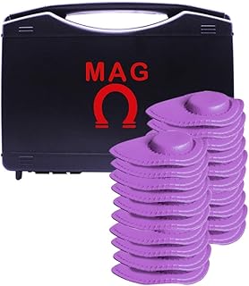 Kit 20 Magnets // 25x6mm // 1800 gauss // Biomagnetism // MAG // Purple