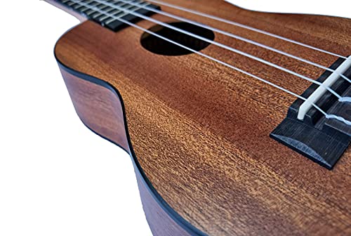 Ukulélé Soprano de Sapeli EGMOND (Binding Noir) Cover