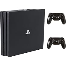PS4 Pro Wall Mount Bundle - Includes Steel Wall Mount & 2 Controller Mounts - American Company - Behind TV PlayStation 4 Pro Holder