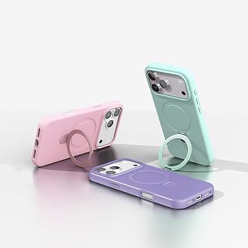 Coverzone Galaxy S24 Ultra ile uyumlu Kılıf MagSafe ile uyumlu Z-Samara Kapak Wireless Şarj Özellikli Stand Olabilen S24 Ultra kilif Siyah