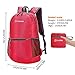ZOMAKE Ultra Lightweight Hiking Backpack 20L, Packable Small Backpacks Water Resistant Daypack for Women Men(Bright Red)