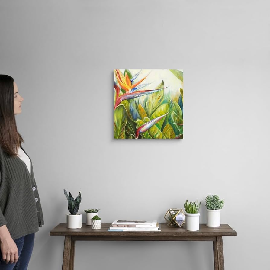 Amazon.co.jp: Patricia Pintoプレミアムシックラップキャンバス壁