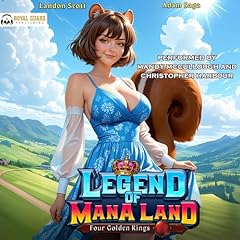 Legend of Mana Land: Four Golden Rings Audiolibro Por Landon Scott, Adam Sage arte de portada