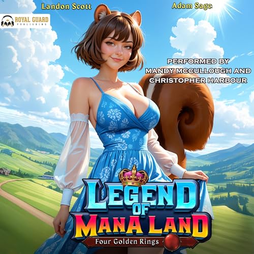 Legend of Mana Land: Four Golden Rings Audiolibro Por Landon Scott, Adam Sage arte de portada