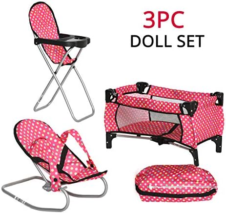 Play. 2 Doll High Chair. 3 Infant Seat 