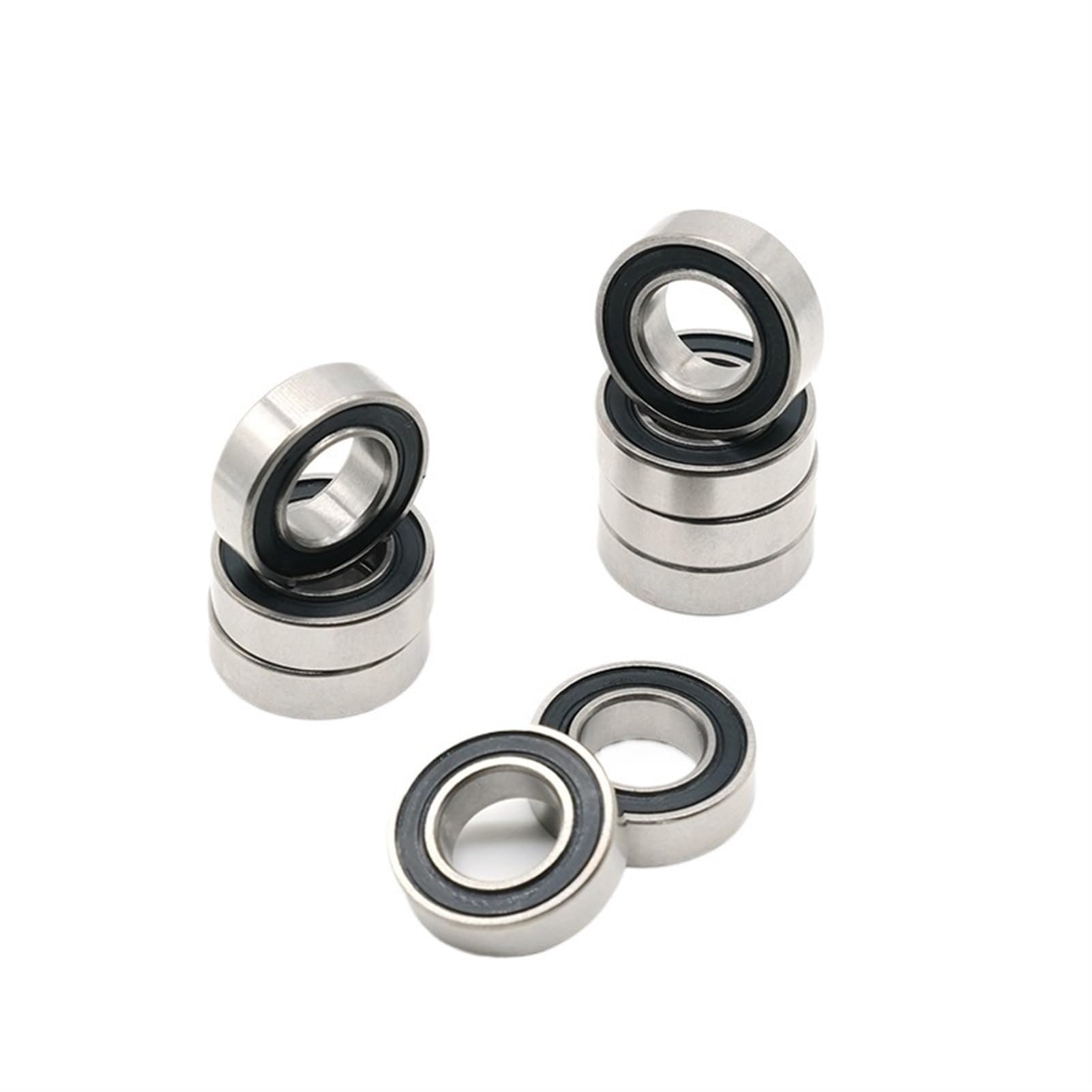 Cuscinetti a sfere a gola profonda 6 Pz 6204-2RS Cuscinetto a sfere 20 * 47 * 14 mm Doppia guarnizione in gomma ABEC-7 Cuscinetti a sfere prelubrificati 6204RS