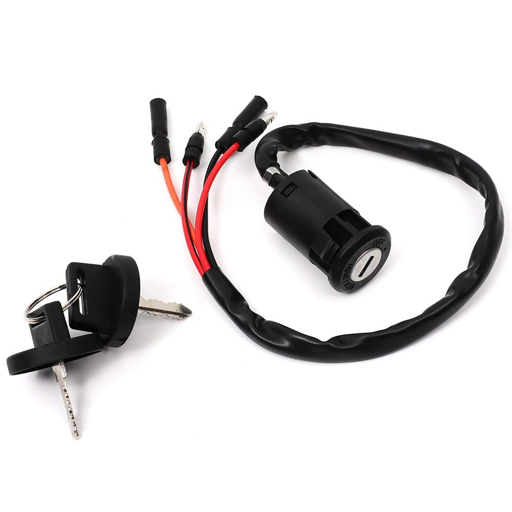 Buy OCPTY 4 Pins connector Ignition Switch with Key for Honda 300