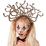 Contenido del paquete: viene con 3 piezas de diademas de medusa para que pueda usar y compartir con sus amigos o familiares, puede usarlo para personalizar su disfraz para que pueda destacarse entre la multitud