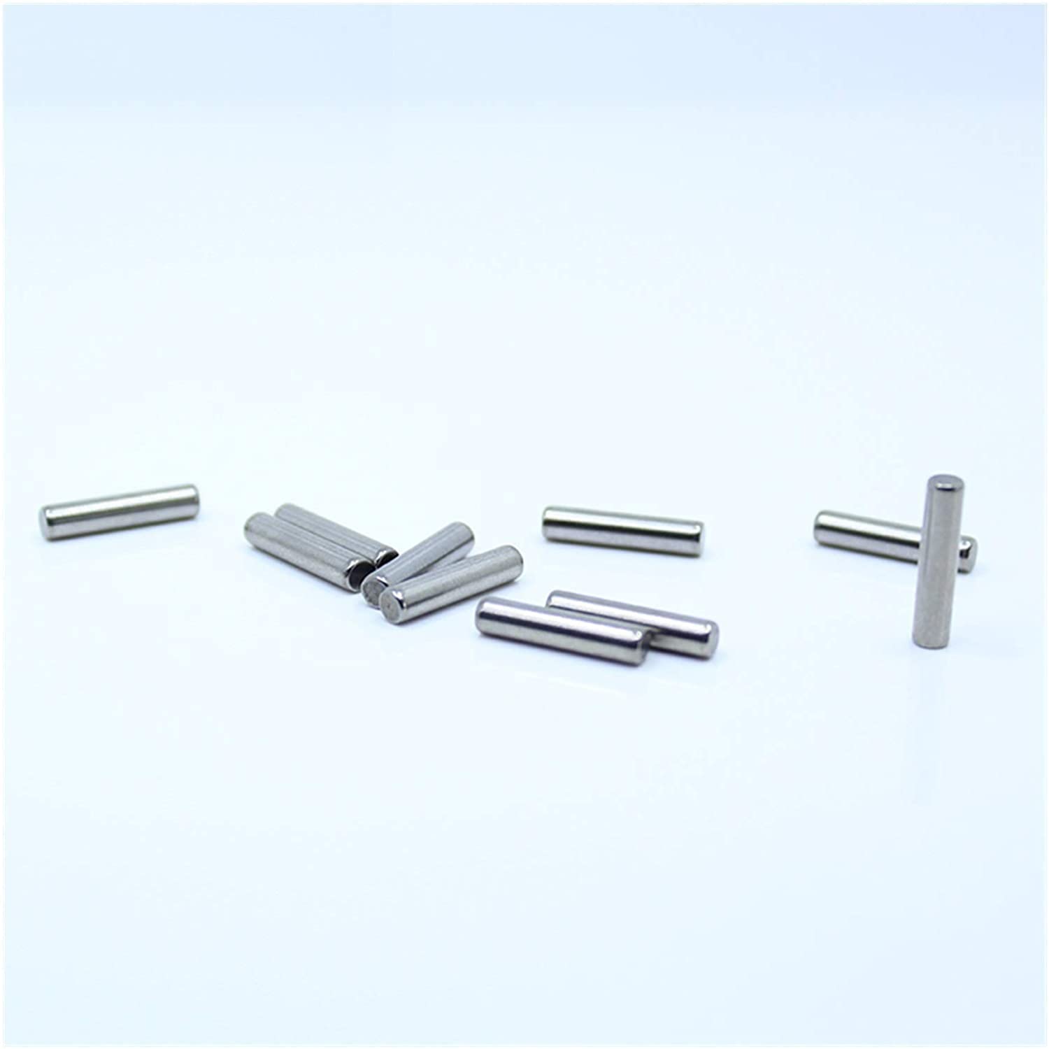 Rodillo de cojinete de aguja 3x13,8 mm pasadores cilíndricos paralelos en acero SUJ2 50 uds